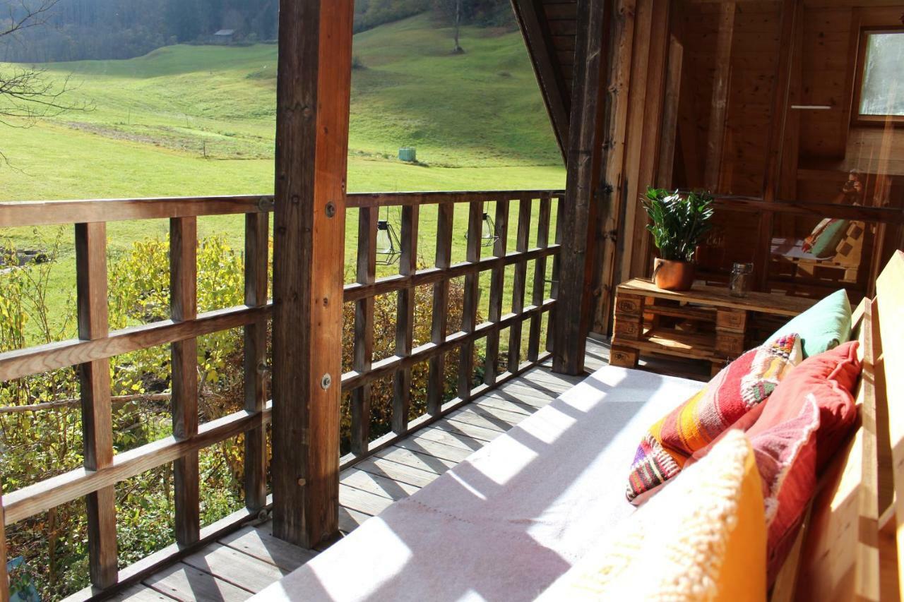 Haus am Wasserfall Mellau Exterior foto