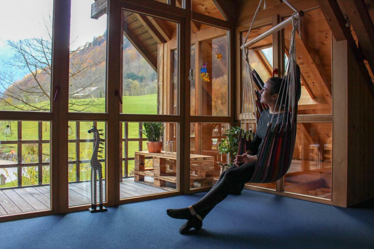 Haus am Wasserfall Mellau Exterior foto