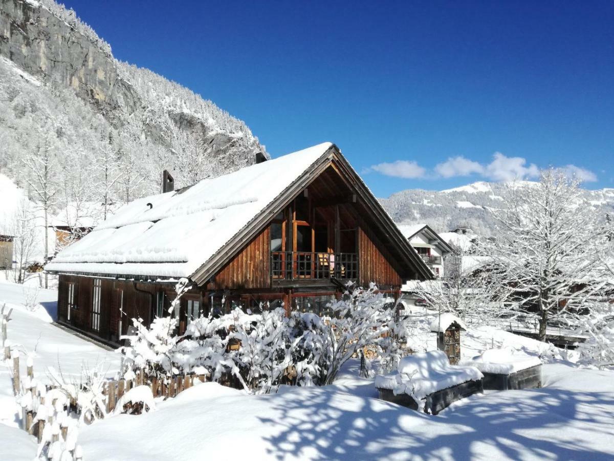 Ferienwohnung Haus am Wasserfall Mellau Exterior foto